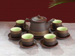 Ấm trà đất nung Bát Tràng